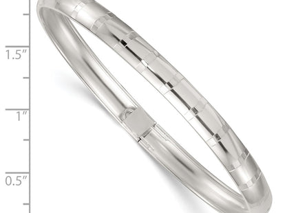 Sterling silver bangle, another view