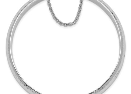Sterling silver bangle, alternate view