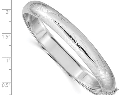 Sterling silver bangle, another view