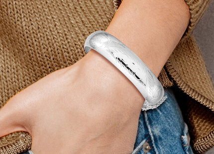 Sterling silver bangle, further view