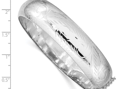 Sterling silver bangle, another view