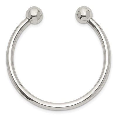 Sterling Silver Polished Baby Cuff Bangle Bracelet