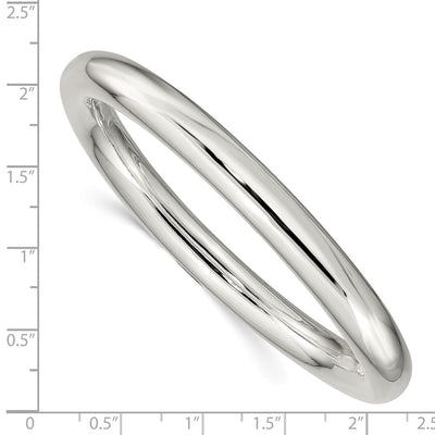 Sterling Silver Slip-on Tube Bangle
