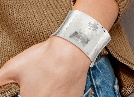 Sterling silver bangle, further view