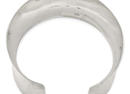 Sterling silver bangle, alternate view