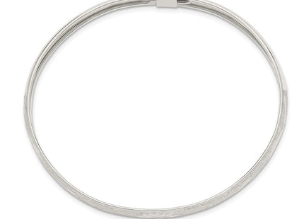 Sterling silver bangle, alternate view