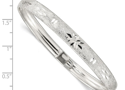 Sterling silver bangle, another view