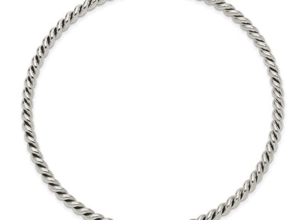 Sterling silver bangle, alternate view