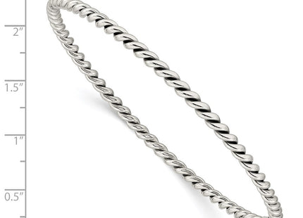 Sterling silver bangle, another view