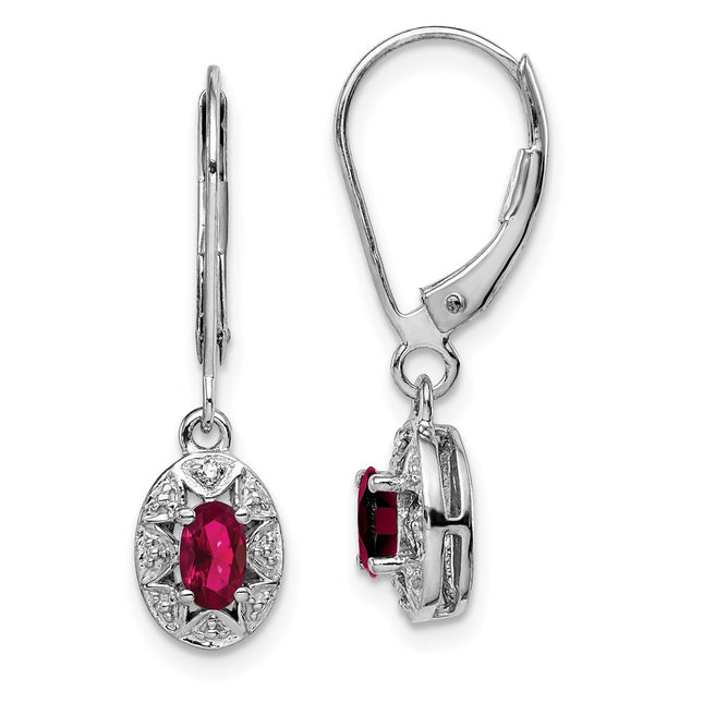 Sterling Silver Earrings Style QBE10JUL - Classique Jewelry Inc.