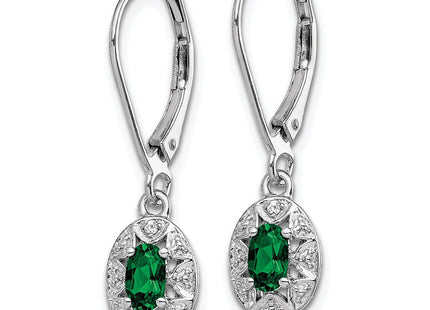 Sterling Silver Earrings Style QBE10MAY - Classique Jewelry Inc.