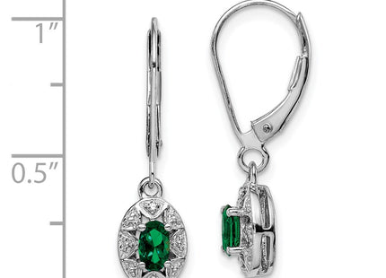 Sterling Silver Earrings Style QBE10MAY - Classique Jewelry Inc.