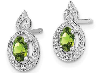 Sterling Silver Earrings Style QBE18AUG - Classique Jewelry Inc.