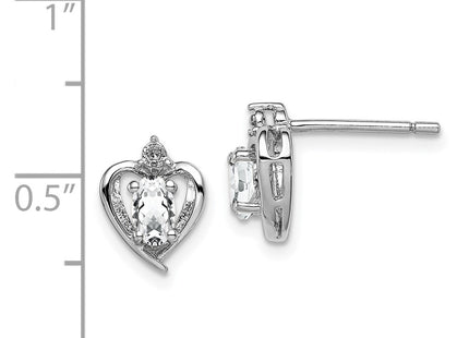 Sterling Silver Earrings Style QBE19APR - Classique Jewelry Inc.