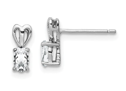 Sterling Silver Earrings Style QBE20APR - Classique Jewelry Inc.