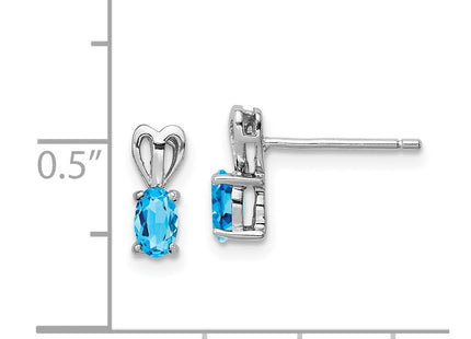 Sterling Silver Earrings Style QBE20DEC - Classique Jewelry Inc.