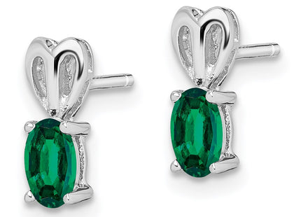 Sterling Silver Earrings Style QBE20MAY - Classique Jewelry Inc.