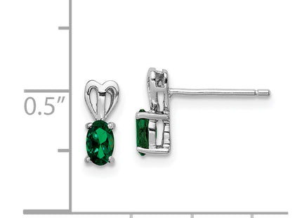 Sterling Silver Earrings Style QBE20MAY - Classique Jewelry Inc.