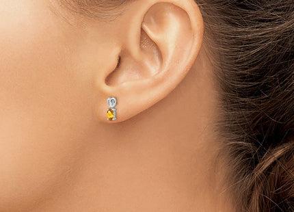 Sterling Silver Earrings Style QBE20NOV - Classique Jewelry Inc.