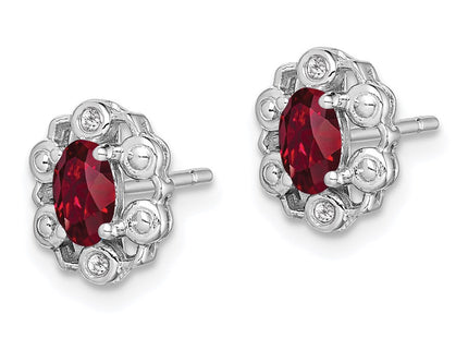 Sterling Silver Earrings Style QBE22JUL - Classique Jewelry Inc.