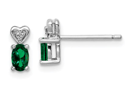 Sterling Silver Earrings Style QBE23MAY - Classique Jewelry Inc.
