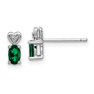 Sterling Silver Earrings Style QBE23MAY - Classique Jewelry Inc.