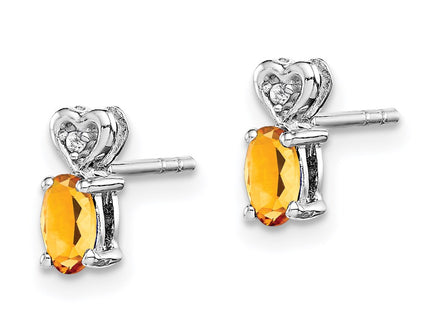 Sterling Silver Earrings Style QBE23NOV - Classique Jewelry Inc.