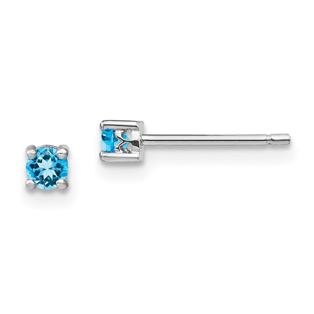 Sterling Silver Earrings Style QBE25DEC - Classique Jewelry Inc.
