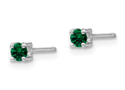 Sterling Silver Earrings Style QBE25MAY - Classique Jewelry Inc.