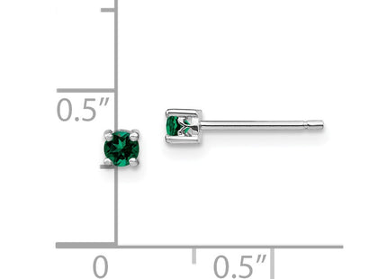 Sterling Silver Earrings Style QBE25MAY - Classique Jewelry Inc.