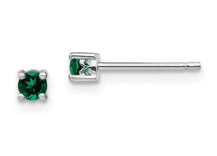 Sterling Silver Earrings Style QBE25MAY - Classique Jewelry Inc.