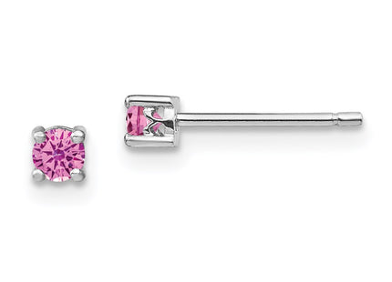 Sterling Silver Earrings Style QBE25OCT - Classique Jewelry Inc.