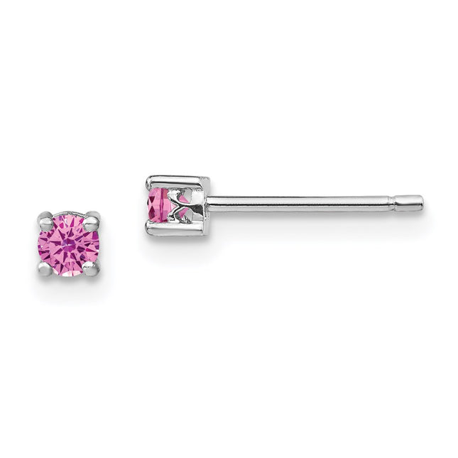 Sterling Silver Earrings Style QBE25OCT - Classique Jewelry Inc.