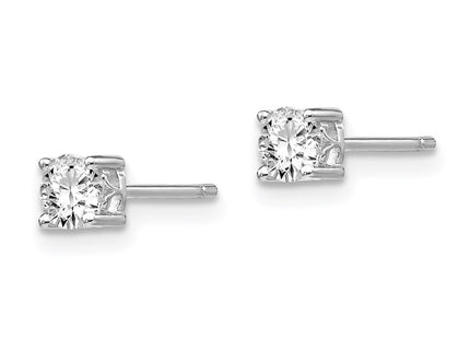 Sterling Silver Earrings Style QBE26APR - Classique Jewelry Inc.