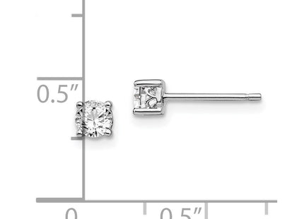 Sterling Silver Earrings Style QBE26APR - Classique Jewelry Inc.