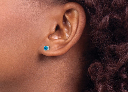 Sterling Silver Earrings Style QBE26DEC - Classique Jewelry Inc.