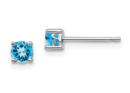 Sterling Silver Earrings Style QBE26DEC - Classique Jewelry Inc.