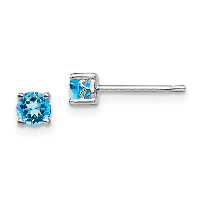 Sterling Silver Earrings Style QBE26DEC - Classique Jewelry Inc.