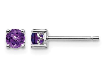 Sterling silver amethyst earrings
