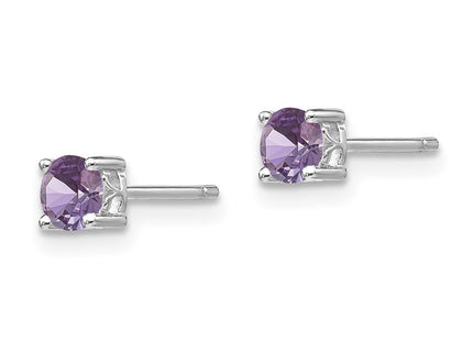 Sterling Silver Earrings Style QBE26JUN - Classique Jewelry Inc.