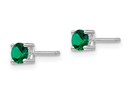 Sterling Silver Earrings Style QBE26MAY - Classique Jewelry Inc.