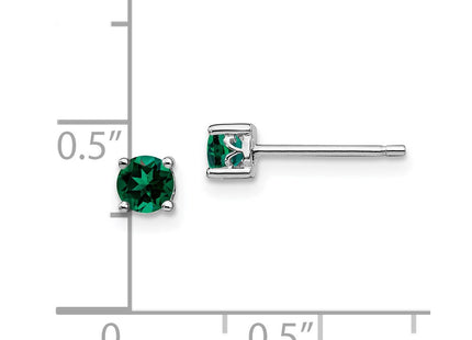 Sterling Silver Earrings Style QBE26MAY - Classique Jewelry Inc.