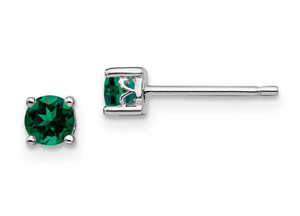Sterling Silver Earrings Style QBE26MAY - Classique Jewelry Inc.