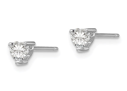 Sterling Silver Earrings Style QBE27APR - Classique Jewelry Inc.
