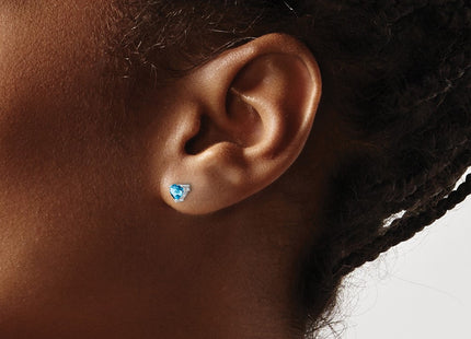 Sterling Silver Earrings Style QBE27DEC - Classique Jewelry Inc.