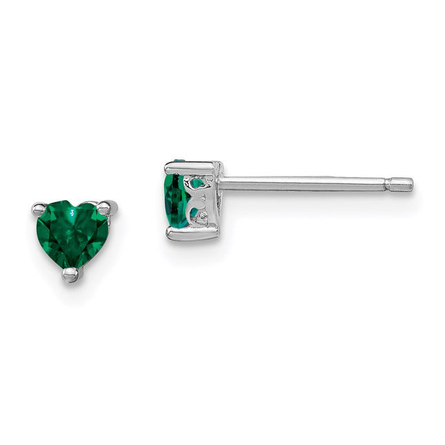 Sterling Silver Earrings Style QBE27MAY - Classique Jewelry Inc.
