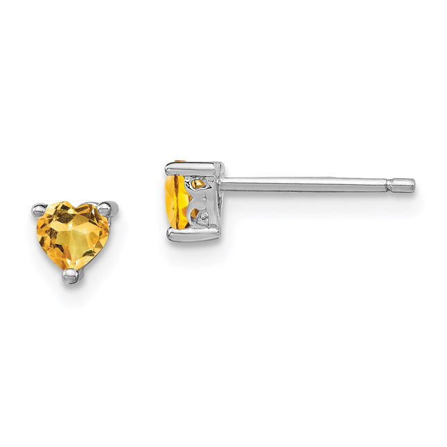 Sterling Silver Earrings Style QBE27NOV - Classique Jewelry Inc.