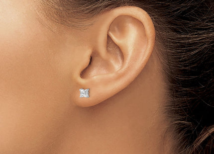 Sterling Silver Earrings Style QBE28APR - Classique Jewelry Inc.