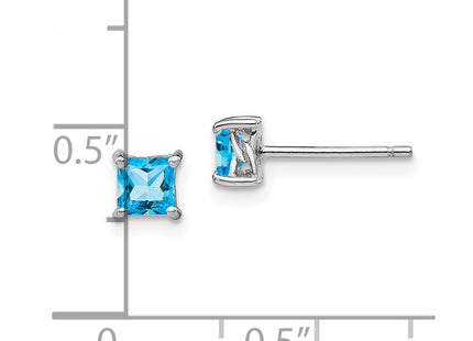 Sterling Silver Earrings Style QBE28DEC - Classique Jewelry Inc.