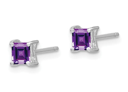 Sterling Silver Earrings Style QBE28FEB - Classique Jewelry Inc.